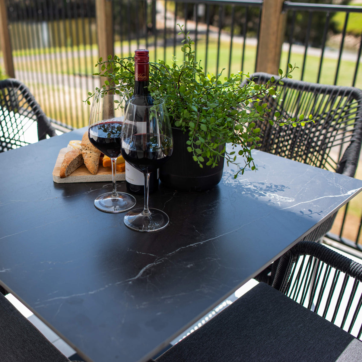 Bella Rope Lennox - 5pce (80x80) - Outdoor Dining Set