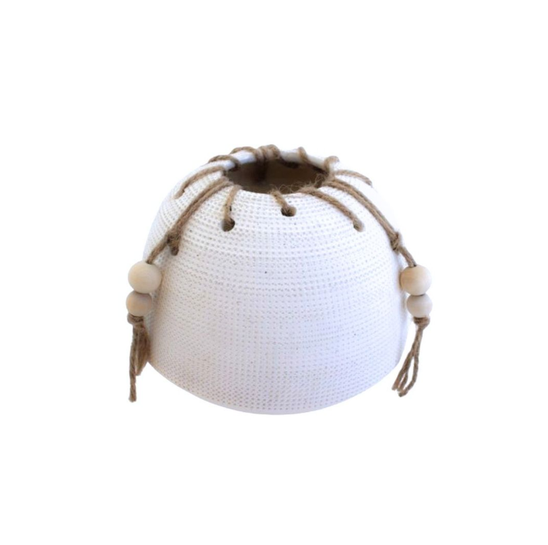 Coastal Thread Short Vase