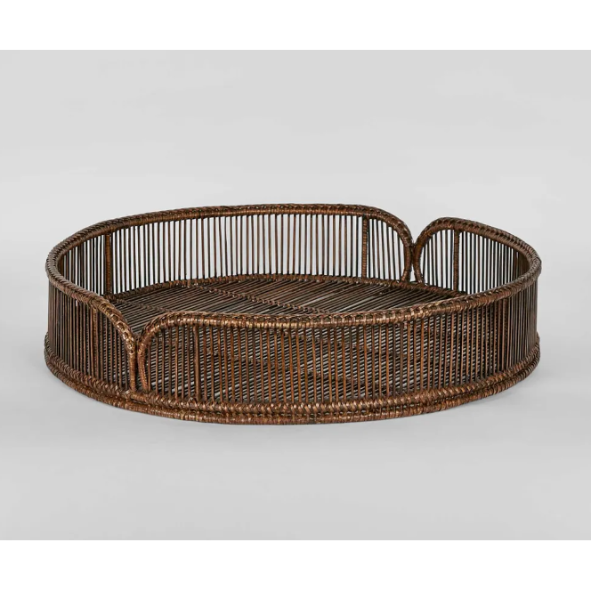 best-outdoor-furniture-Luca Rattan Round Antique Brown Large