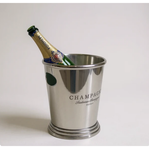 Riviera - Nickle Single Bottle Cooler/Bucket