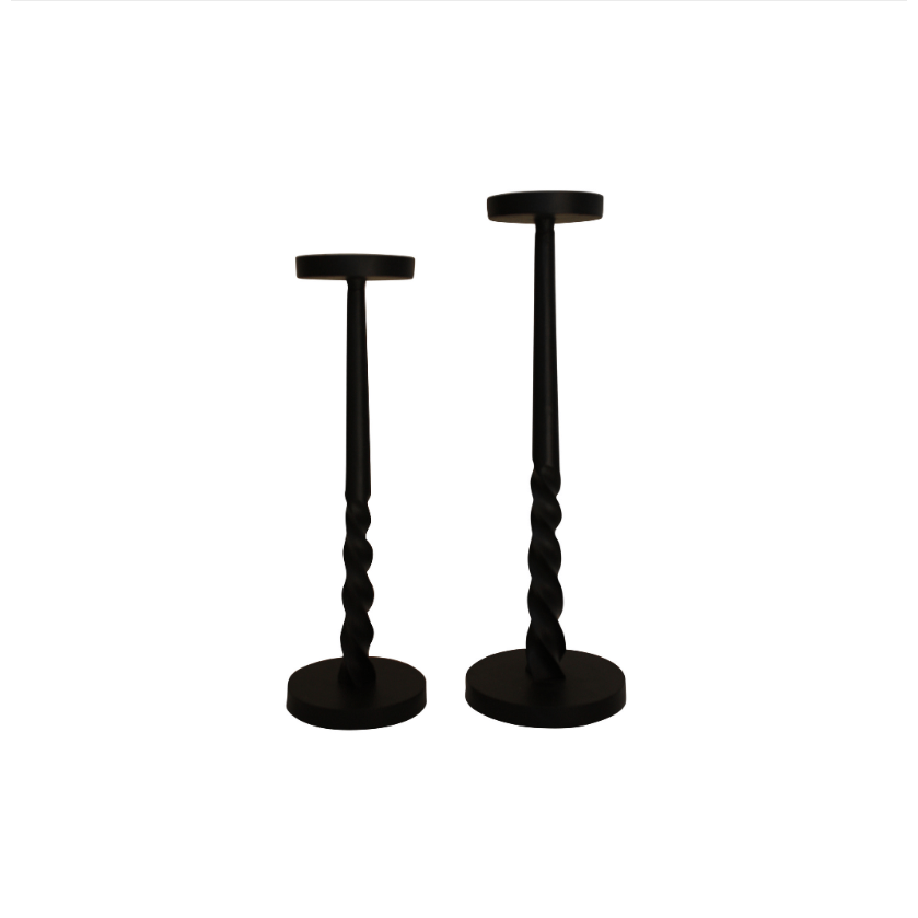 best-outdoor-furniture-Twisted Metal Candle Stick