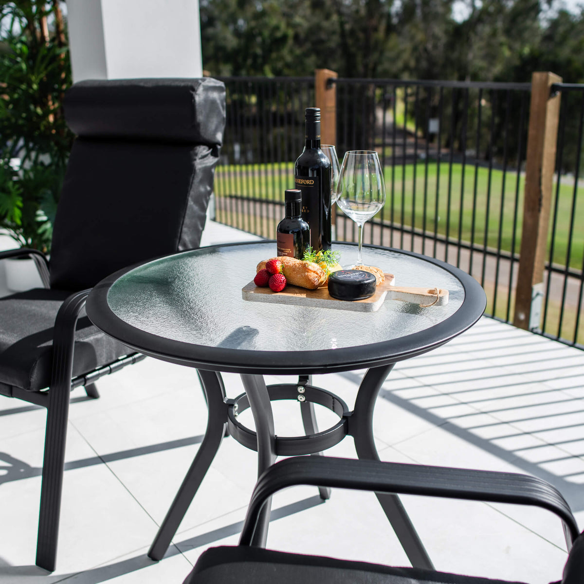 best-outdoor-furniture-Andorra Coventry - 3pce - Outdoor Bistro Set #color_BLACK