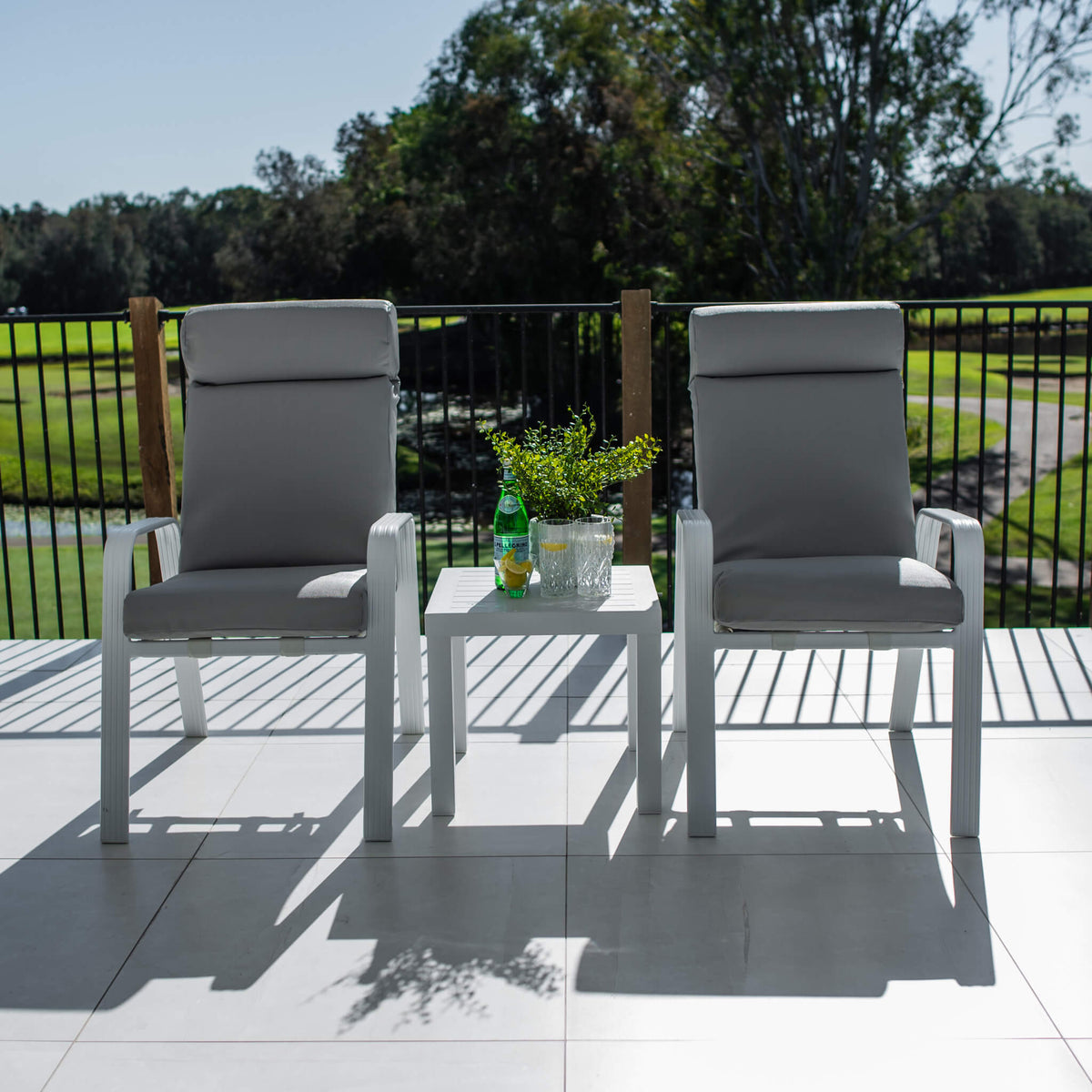Andorra Slat - 3pce - Outdoor Bistro Set