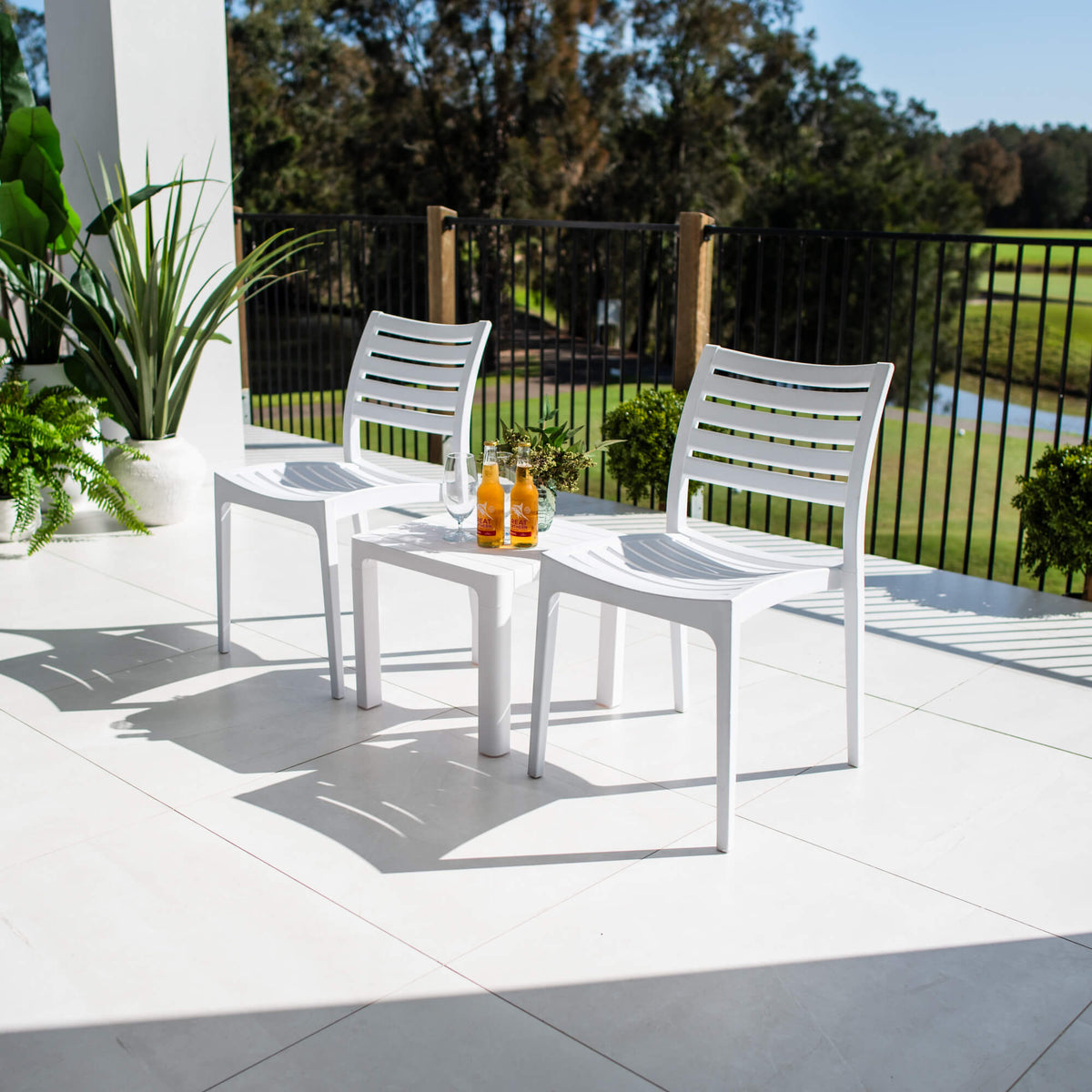 best-outdoor-furniture-Apollo Bali - 3pce - Outdoor Bistro Set #color_WHITE