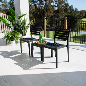 best-outdoor-furniture-Apollo Bali - 3pce - Outdoor Bistro Set #color_BLACK