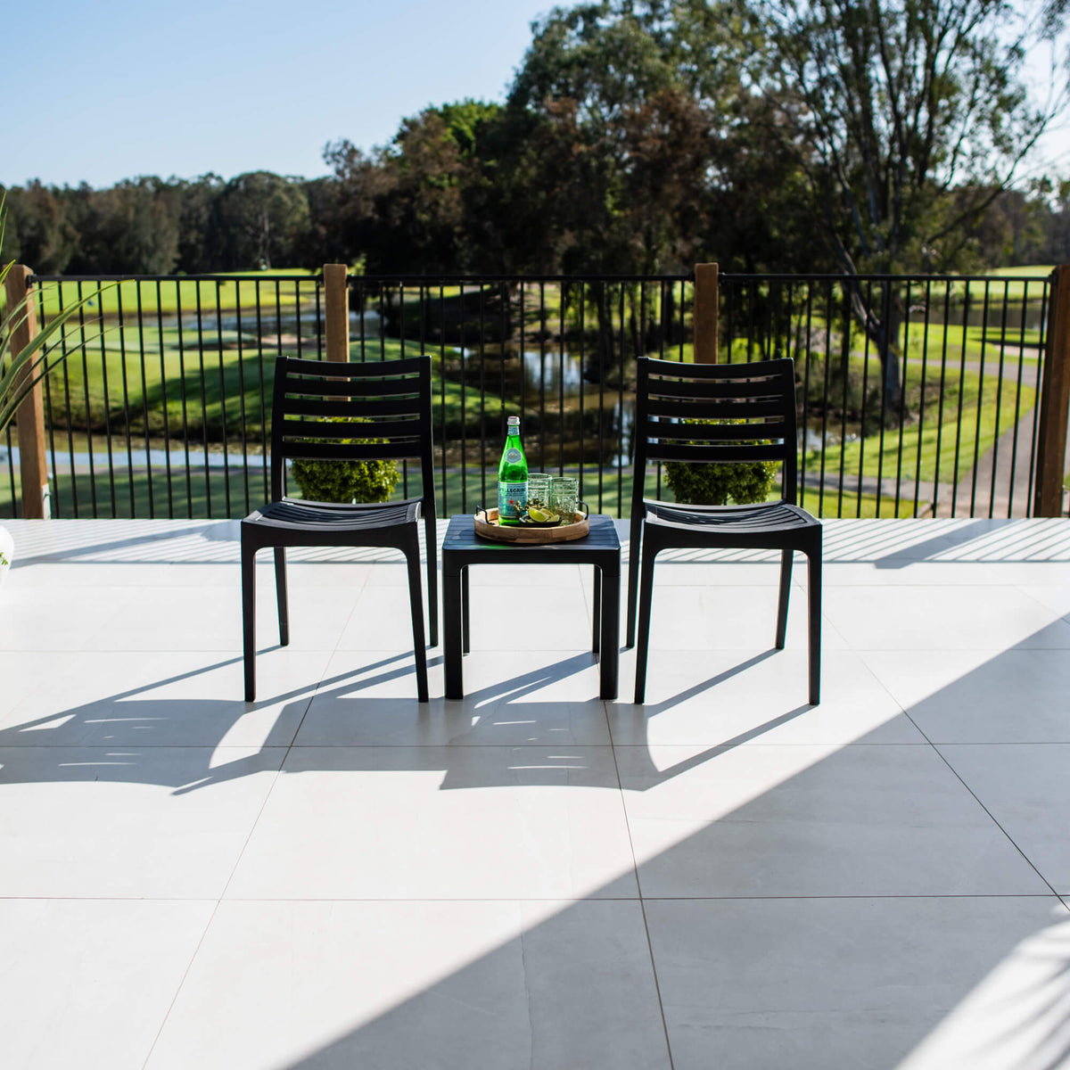 best-outdoor-furniture-Apollo Bali - 3pce - Outdoor Bistro Set #color_BLACK