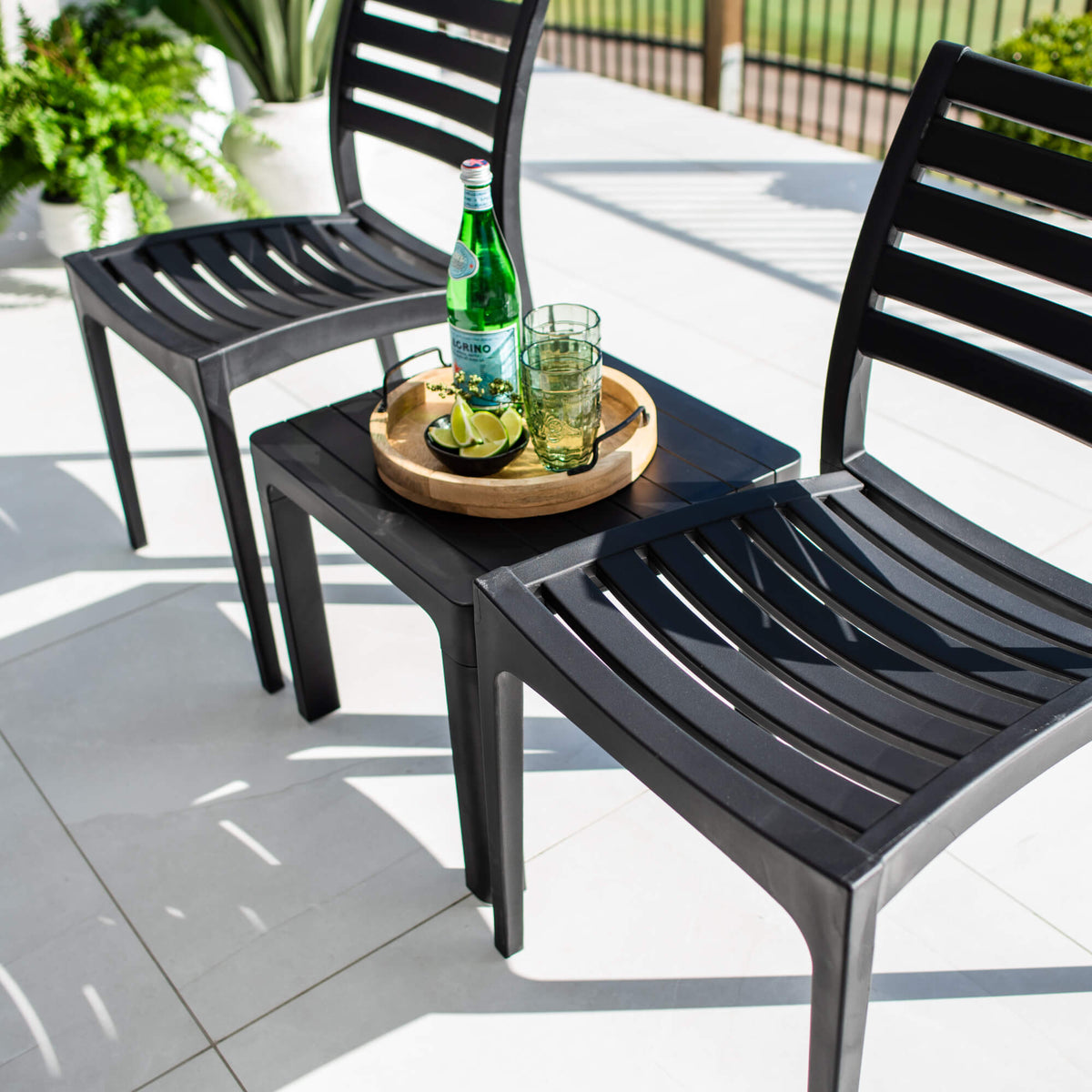 best-outdoor-furniture-Apollo Bali - 3pce - Outdoor Bistro Set #color_BLACK