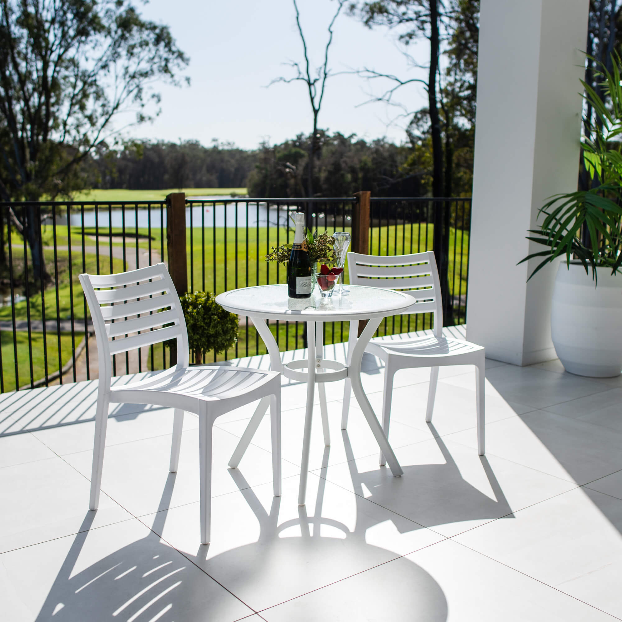 best-outdoor-furniture-Apollo Coventry - 3pce - Outdoor Bistro Set #color_WHITE