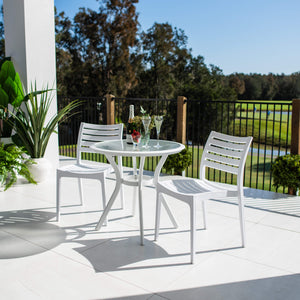 best-outdoor-furniture-Apollo Coventry - 3pce - Outdoor Bistro Set #color_WHITE