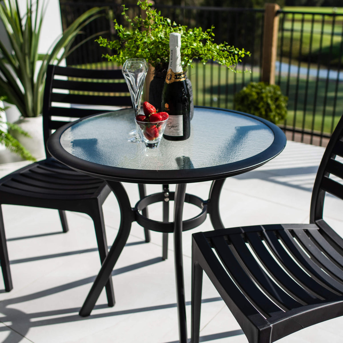 best-outdoor-furniture-Apollo Coventry - 3pce - Outdoor Bistro Set #color_BLACK