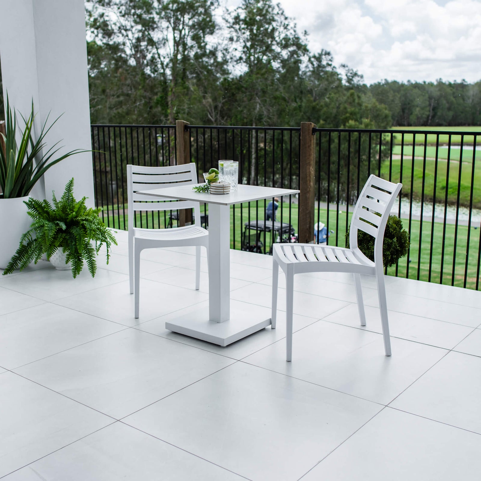 best-outdoor-furniture-Apollo Lennox - 3pce (60x60) - Outdoor Bistro Set - Outdoor Dining Set #color_WHITE