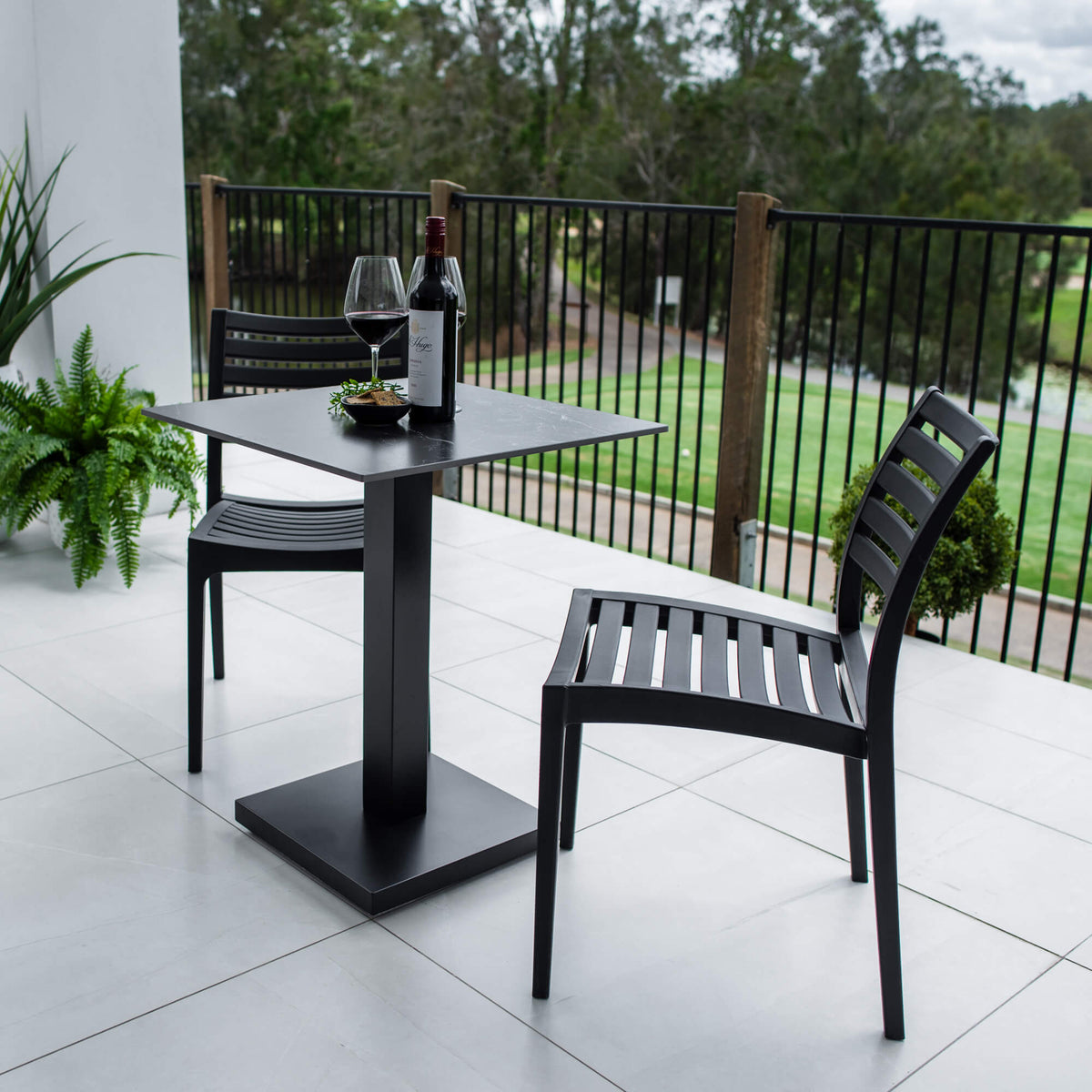 Apollo Lennox - 3pce (60x60) - Outdoor Bistro Set - Outdoor Dining Set