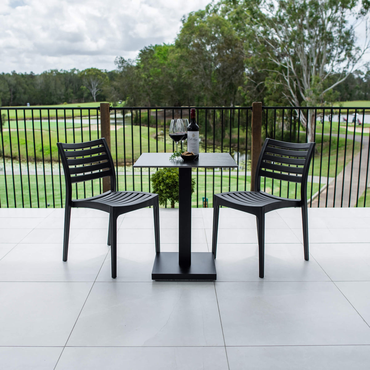 best-outdoor-furniture-Apollo Lennox - 3pce (60x60) - Outdoor Bistro Set - Outdoor Dining Set #color_BLACK