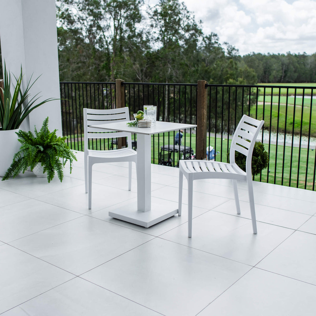 Apollo Lennox - 3pce (60x60) - Outdoor Bistro Set - Outdoor Dining Set