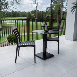 best-outdoor-furniture-Apollo Lennox - 3pce (60x60) - Outdoor Bistro Set - Outdoor Dining Set #color_BLACK