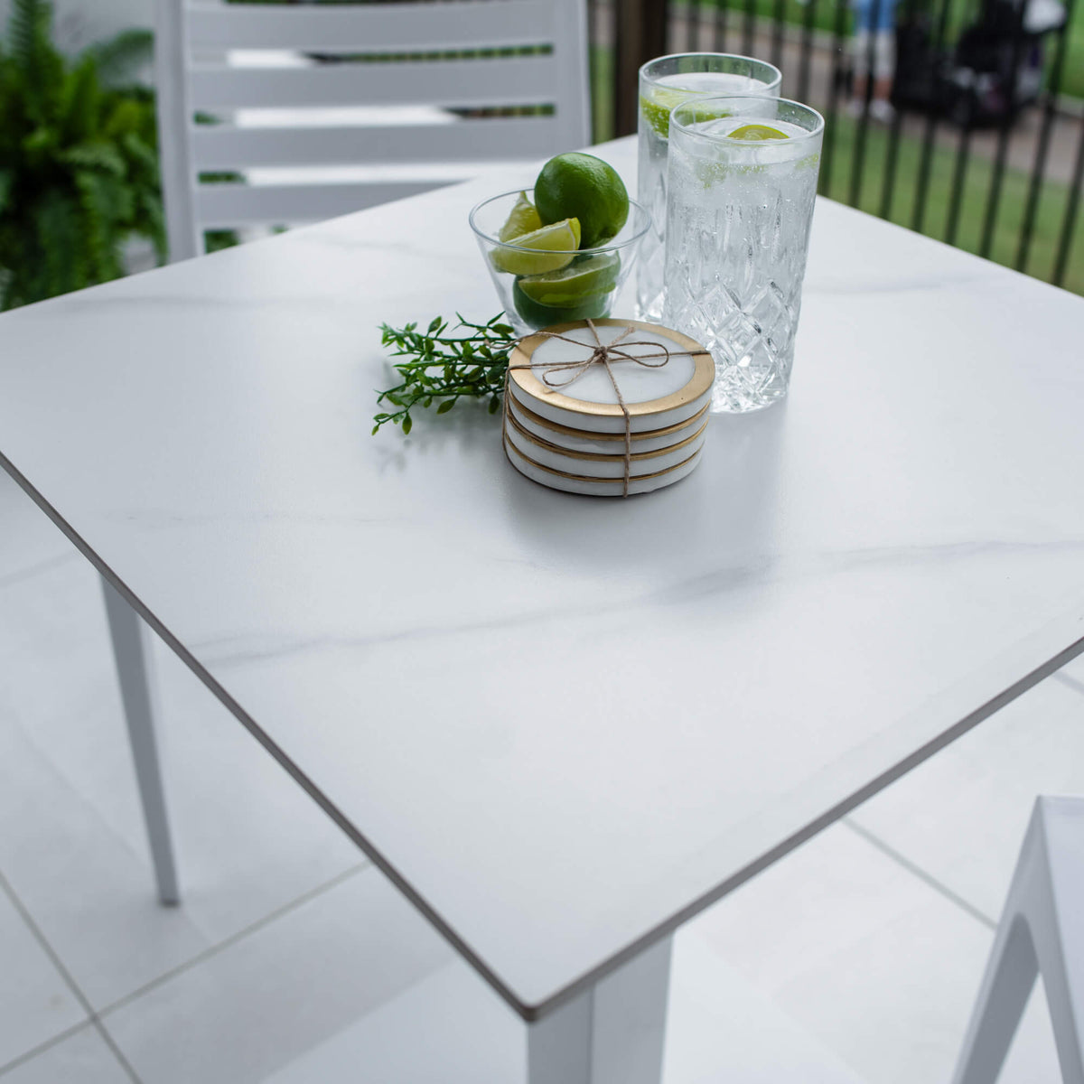 Apollo Lennox - 3pce (60x60) - Outdoor Bistro Set - Outdoor Dining Set