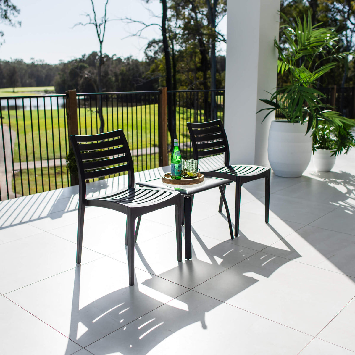 best-outdoor-furniture-Apollo Shelby - 3pce - Outdoor Bistro Set #color_BLACK