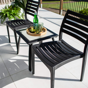 best-outdoor-furniture-Apollo Shelby - 3pce - Outdoor Bistro Set #color_BLACK