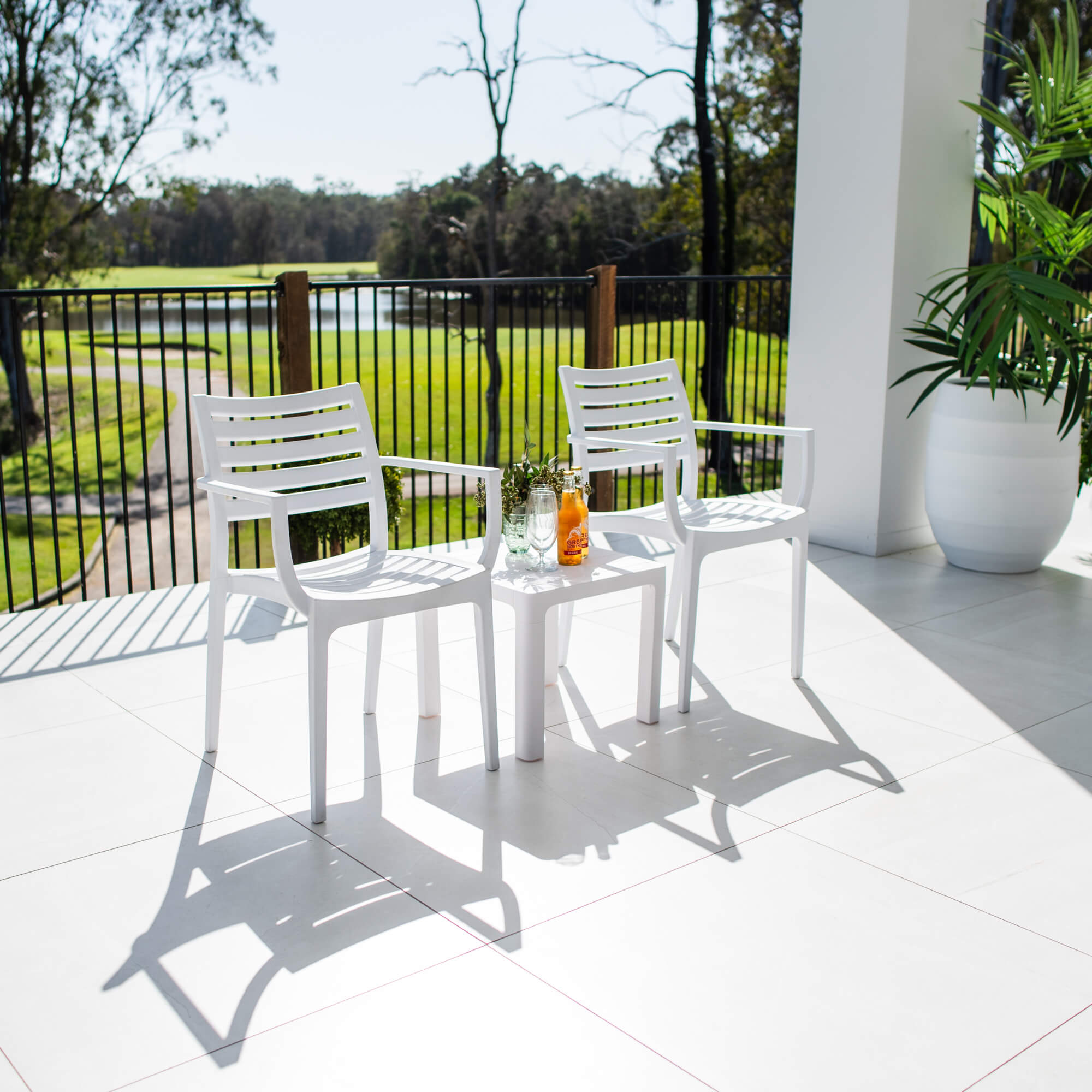 best-outdoor-furniture-Apollo XL Bali - 3pce - Outdoor Bistro Set #color_WHITE