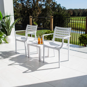 best-outdoor-furniture-Apollo XL Bali - 3pce - Outdoor Bistro Set #color_WHITE
