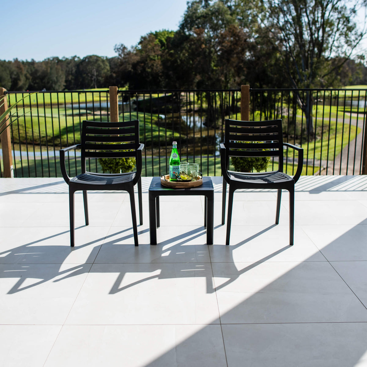 best-outdoor-furniture-Apollo XL Bali - 3pce - Outdoor Bistro Set #color_BLACK