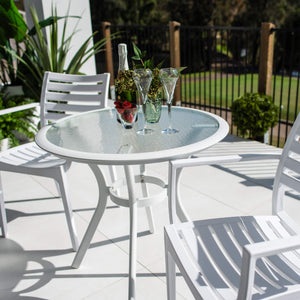 best-outdoor-furniture-Apollo XL Coventry - 3pce - Outdoor Bistro Set #color_WHITE