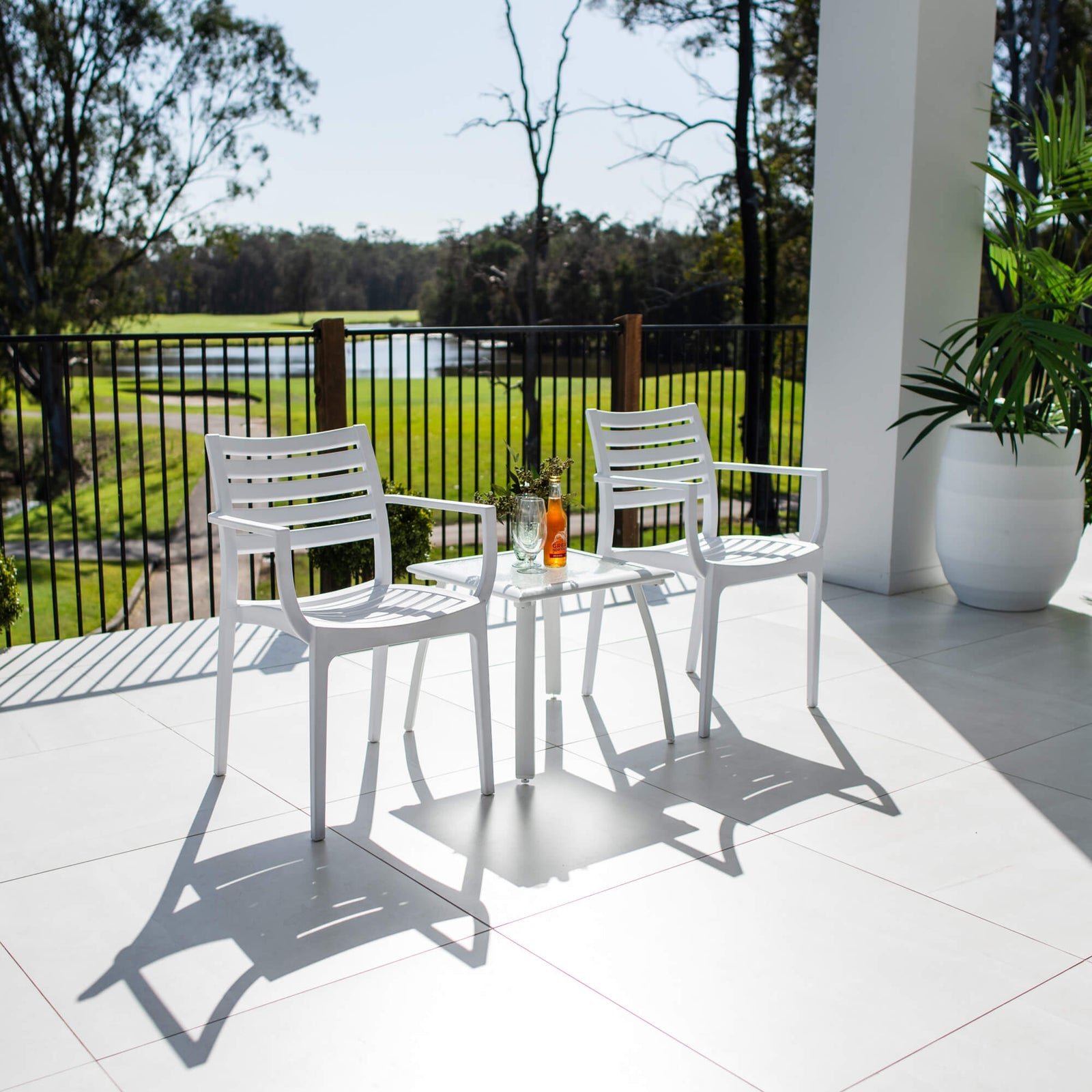 best-outdoor-furniture-Apollo XL Shelby - 3pce - Outdoor Bistro Set #color_WHITE