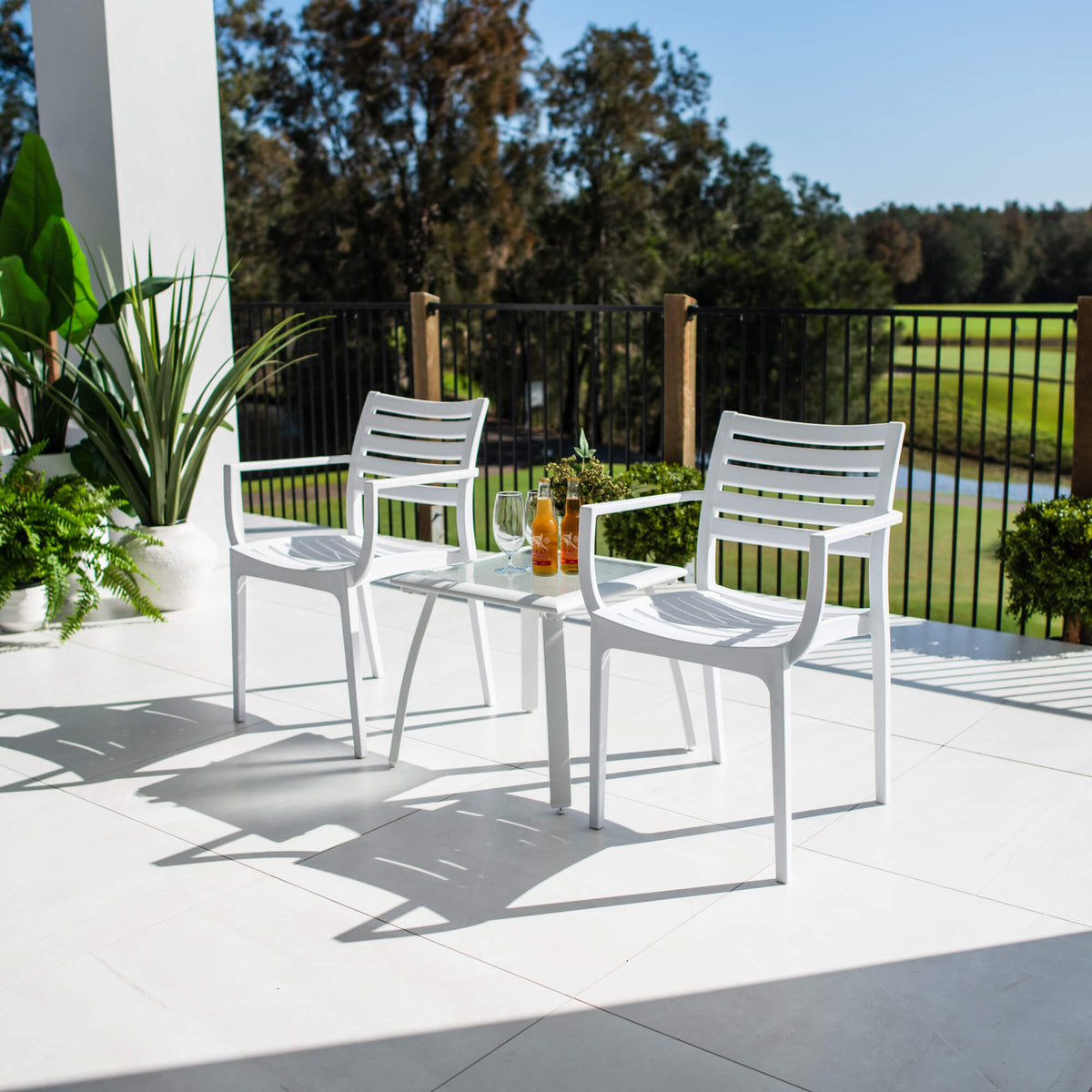 best-outdoor-furniture-Apollo XL Shelby - 3pce - Outdoor Bistro Set #color_WHITE
