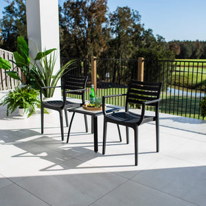 best-outdoor-furniture-Apollo XL Shelby - 3pce - Outdoor Bistro Set #color_BLACK