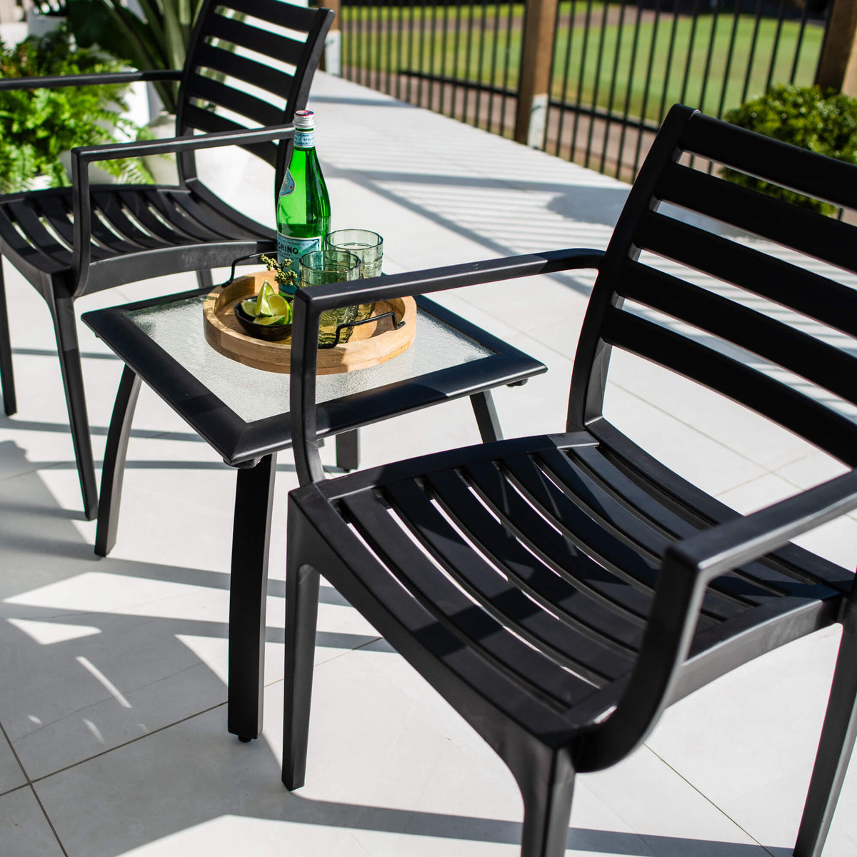 best-outdoor-furniture-Apollo XL Shelby - 3pce - Outdoor Bistro Set #color_BLACK