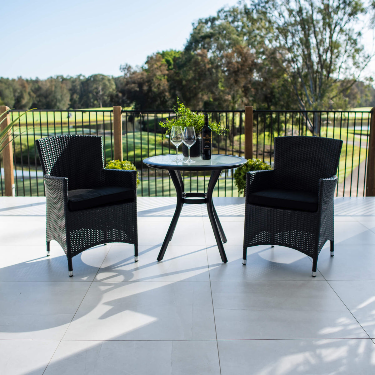 best-outdoor-furniture-Aspen Coventry - 3pce - Outdoor Bistro Set #color_BLACK