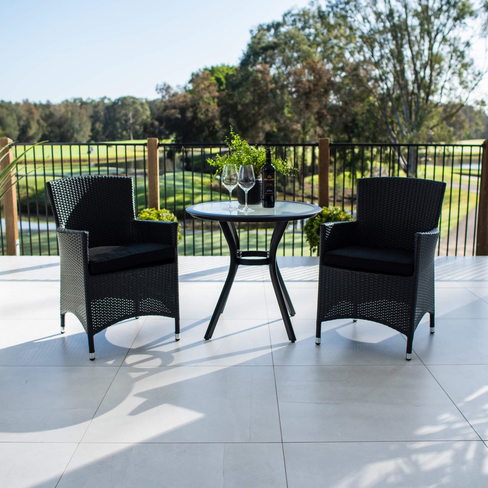 best-outdoor-furniture-Aspen Coventry - 3pce - Outdoor Bistro Set #color_BLACK