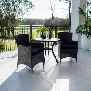 best-outdoor-furniture-Aspen Coventry - 3pce - Outdoor Bistro Set #color_BLACK