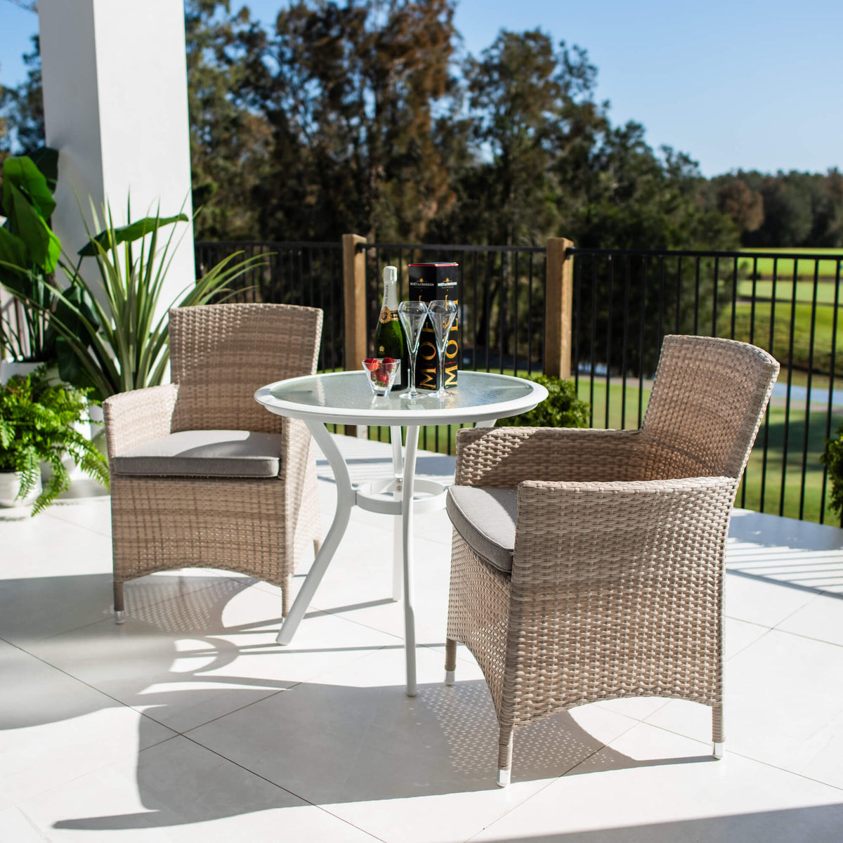 best-outdoor-furniture-Aspen Coventry - 3pce - Outdoor Bistro Set #color_BONE WHITE