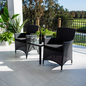 best-outdoor-furniture-Aspen Shelby - 3pce - Outdoor Bistro Set #color_BLACK