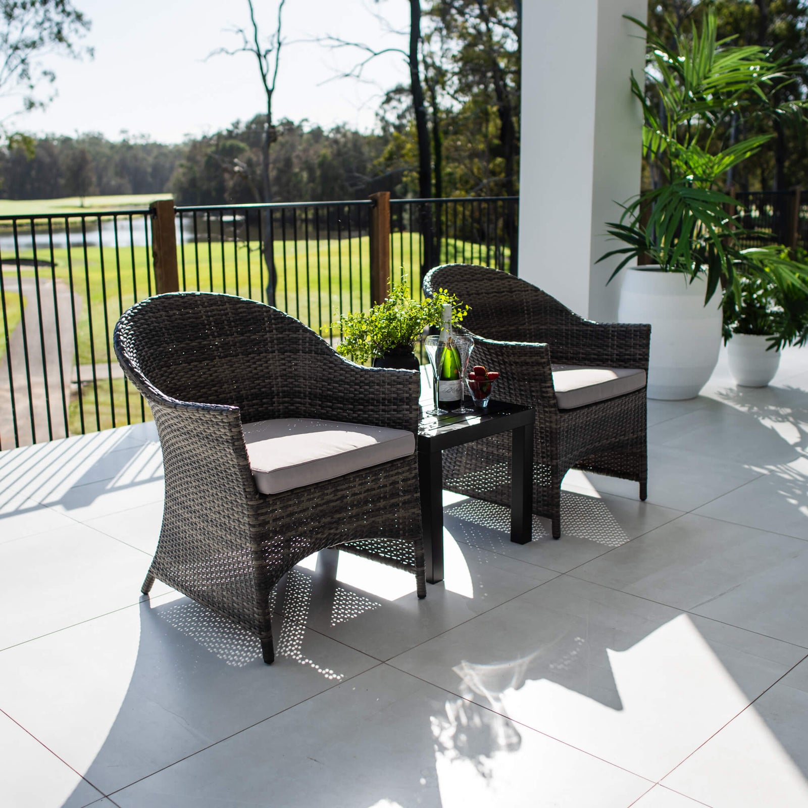 best-outdoor-furniture-Boston Slat - 3pce - Outdoor Bistro Set #color_ASHGREY