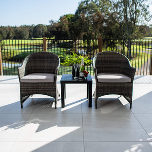 best-outdoor-furniture-Boston Slat - 3pce - Outdoor Bistro Set #color_ASHGREY