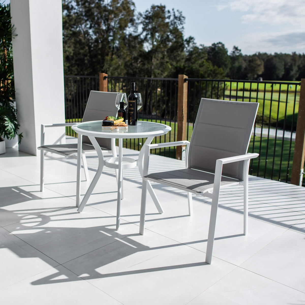 best-outdoor-furniture-Margot Coventry - 3pce - Outdoor Bistro Set #color_WHITE