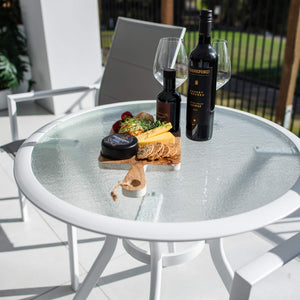 best-outdoor-furniture-Margot Coventry - 3pce - Outdoor Bistro Set #color_WHITE