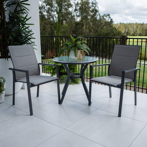 best-outdoor-furniture-Margot Alum - Coventry 76 - 3pce Outdoor Dining Set #color_GUNMETAL