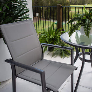 best-outdoor-furniture-Margot Alum - Coventry 76 - 3pce Outdoor Dining Set #color_GUNMETAL