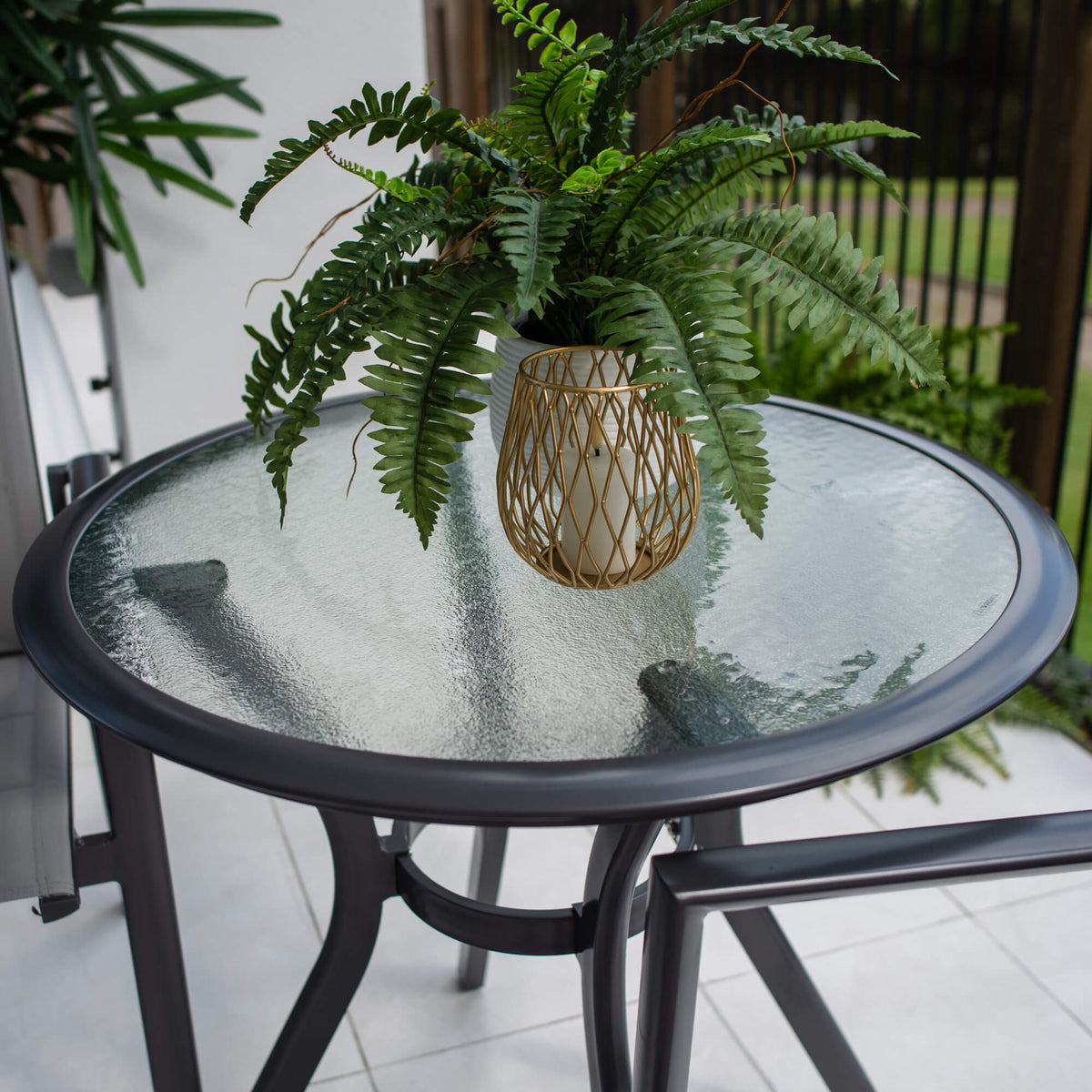 best-outdoor-furniture-Margot Alum - Coventry 76 - 3pce Outdoor Dining Set #color_GUNMETAL