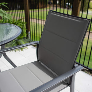 best-outdoor-furniture-Margot Alum - Coventry 76 - 3pce Outdoor Dining Set #color_GUNMETAL