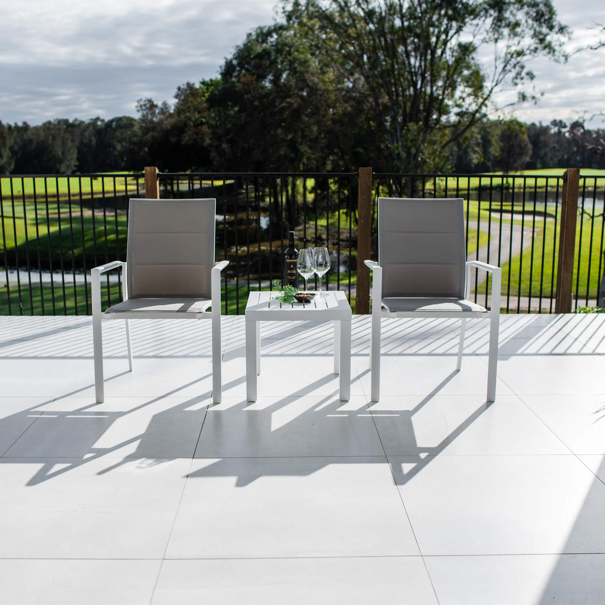 best-outdoor-furniture-Margot Slat - 3pce - White/Grey Outdoor Bistro Set #color_WHITE