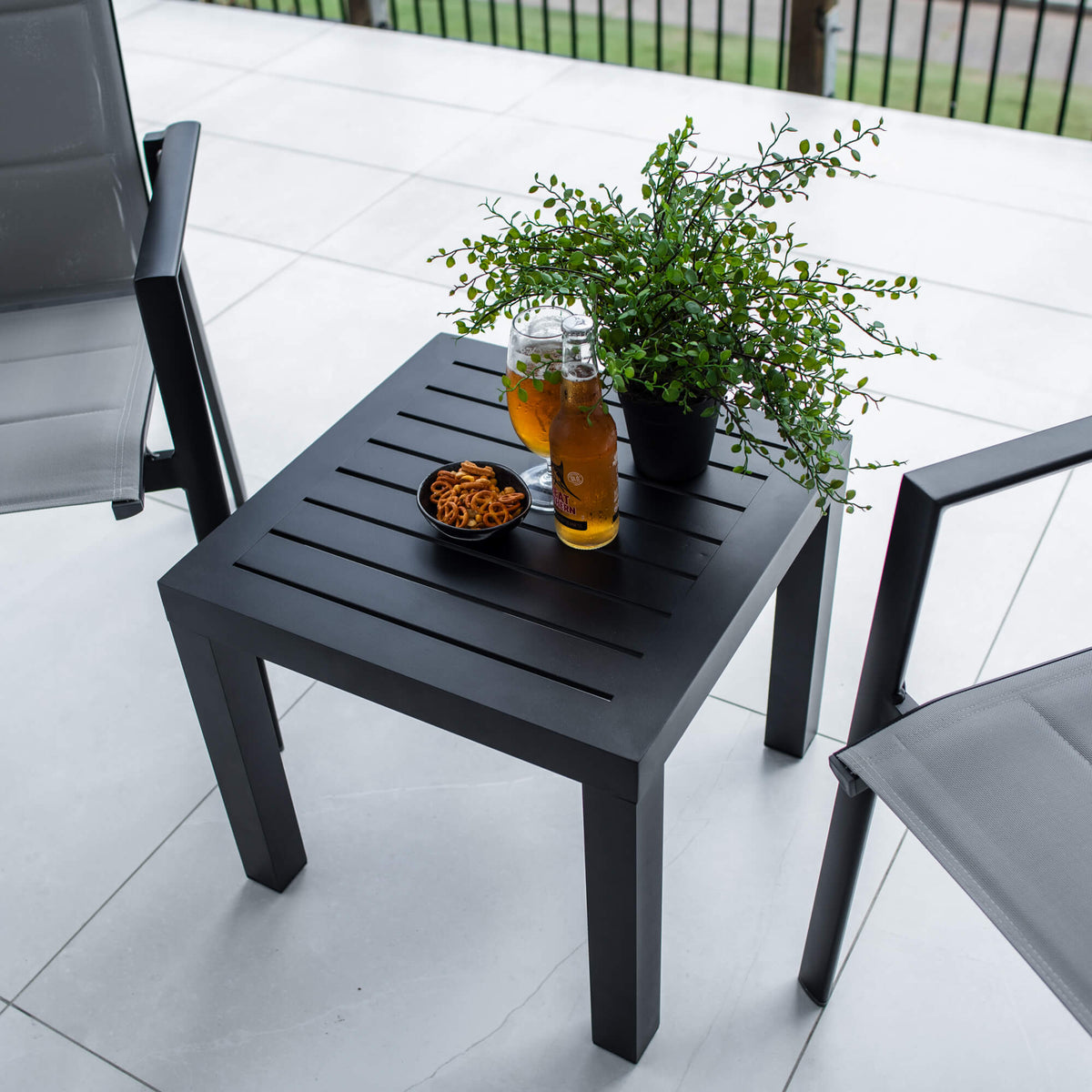 best-outdoor-furniture-Margot Slat - 3pce - Black/Grey Outdoor Bistro Set #color_BLACK