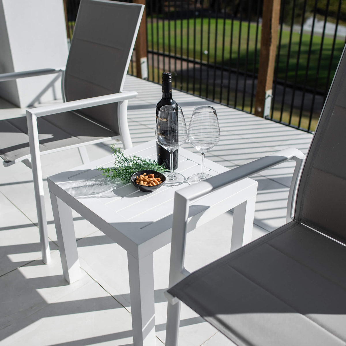 best-outdoor-furniture-Margot Slat - 3pce - White/Grey Outdoor Bistro Set #color_WHITE