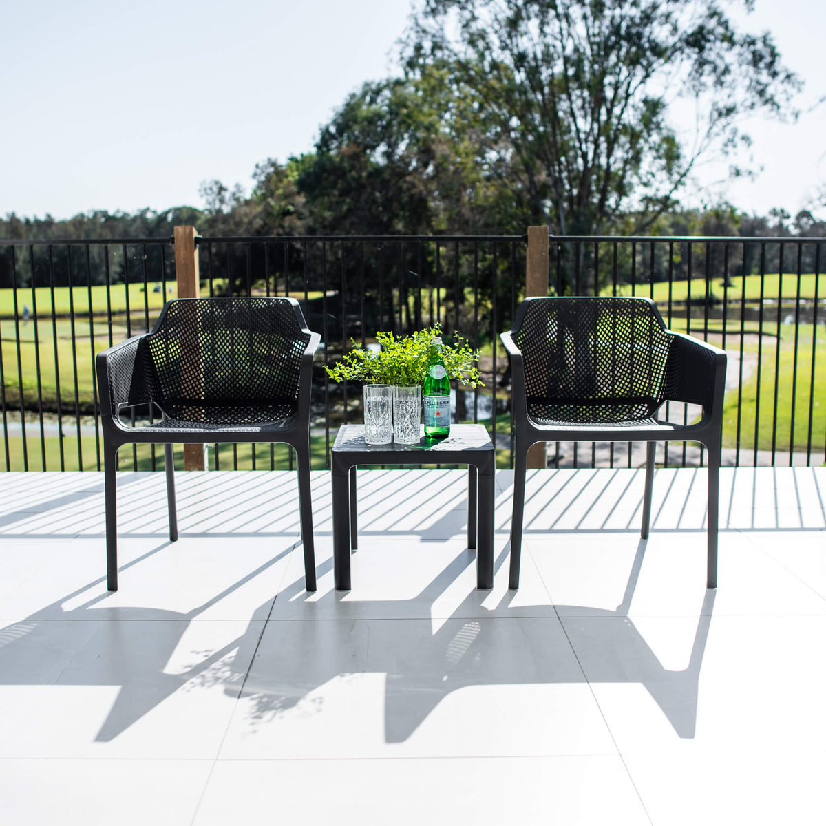 best-outdoor-furniture-Nero Bali - 3pce - Outdoor Bistro Set #color_BLACK