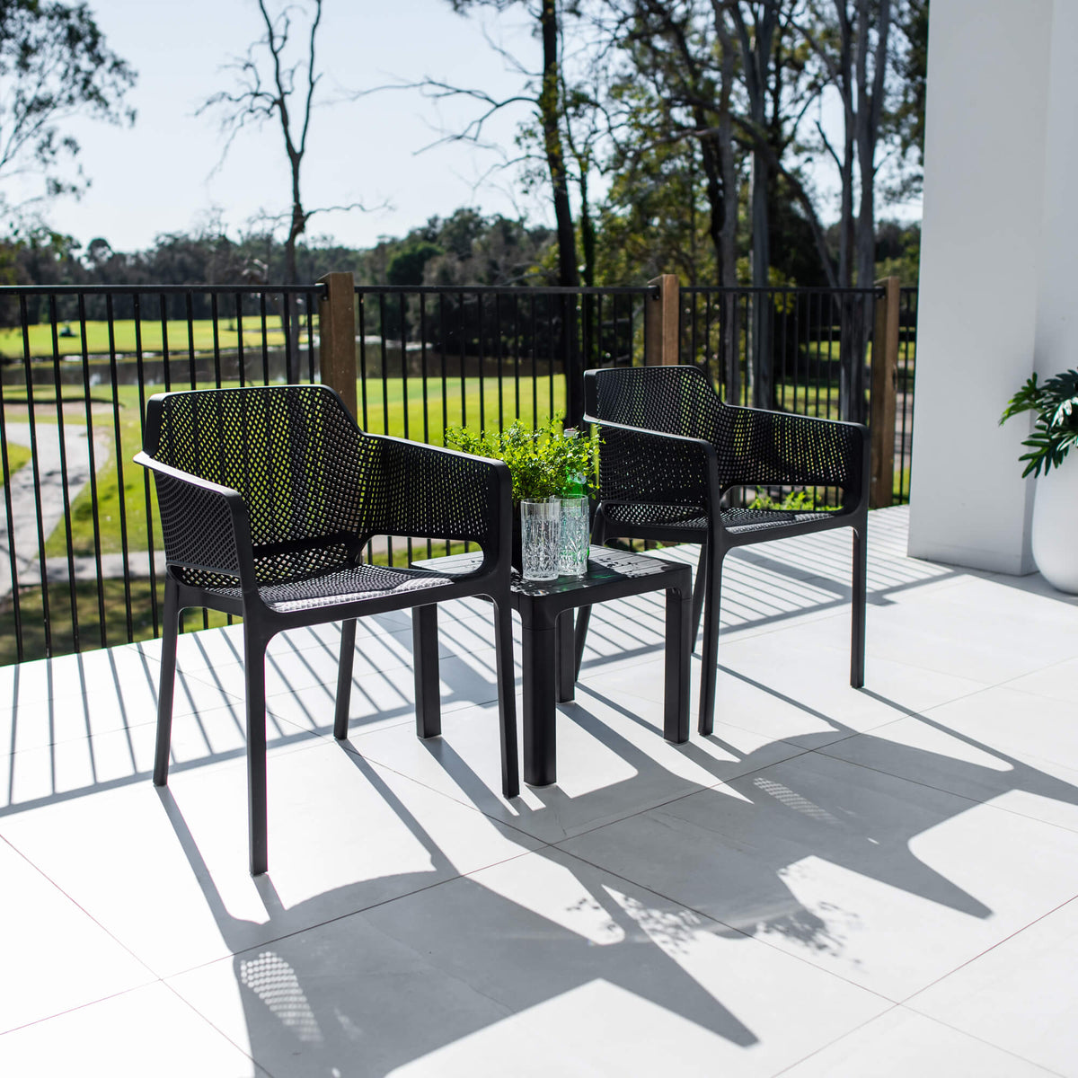 best-outdoor-furniture-Nero Bali - 3pce - Outdoor Bistro Set #color_BLACK