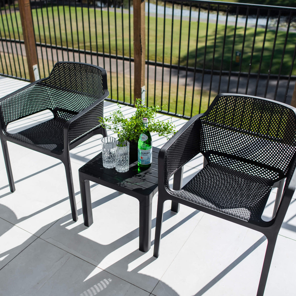 best-outdoor-furniture-Nero Bali - 3pce - Outdoor Bistro Set #color_BLACK