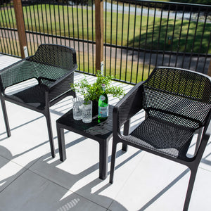 best-outdoor-furniture-Nero Bali - 3pce - Outdoor Bistro Set #color_BLACK